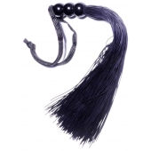 Черная силиконовая плетка - 25,4 см. - Boys of Toys - купить с доставкой в Ангарске