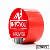 Красный скотч для фиксации Non-Sticky Bondage Tape - 15 м. - Intoyou - купить с доставкой в Ангарске