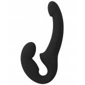 Черный безремневой страпон Share Lite - Fun Factory - купить с доставкой в Ангарске