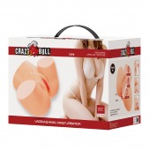 Телесный мастурбатор Liora с 2 любовными тоннелями - Baile - в Ангарске купить с доставкой