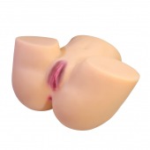 Телесный мастурбатор Liora с 2 любовными тоннелями - Baile - в Ангарске купить с доставкой