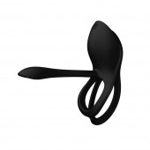 Черное эрекционное виброкольцо Bayek с пультом ДУ - Zalo - в Ангарске купить с доставкой