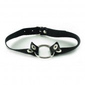 Кляп с кольцом и лаковым ремешком - БДСМ Арсенал - купить с доставкой в Ангарске