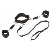 Ошейник с наручниками Bondage Collection Collar and Wristbands Plus Size - Lola Games - купить с доставкой в Ангарске