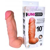 Фаллическая насадка Харнесс UNICOCK 10  - 25 см. - LOVETOY (А-Полимер) - купить с доставкой в Ангарске