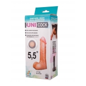Фаллическая насадка Харнесс UNICOCK 5,5  - 17 см. - LOVETOY (А-Полимер) - купить с доставкой в Ангарске