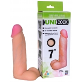 Фаллическая насадка Харнесс UNICOCK 7  - 19 см. - LOVETOY (А-Полимер) - купить с доставкой в Ангарске