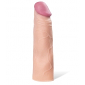 Реалистичная насадка с ярко выраженной головкой - 16,5 см. - A-toys - в Ангарске купить с доставкой