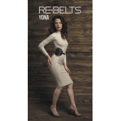 Пояс с клёпками Yona Black - Rebelts - купить с доставкой в Ангарске