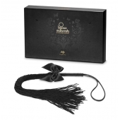 Чёрная плётка Lilly Whip Bijoux - Bijoux Indiscrets - купить с доставкой в Ангарске