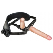 Женский страпон с вагинальной пробкой Woman Strap - 18 см. - LOVETOY (А-Полимер) - купить с доставкой в Ангарске
