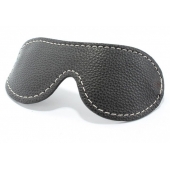 Кожаная маска на глаза - БДСМ Арсенал - купить с доставкой в Ангарске