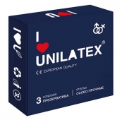 Ультрапрочные презервативы Unilatex Extra Strong - 3 шт. - Unilatex - купить с доставкой в Ангарске