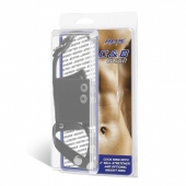 Кольцо на член и мошонку Cock Ring With 2  Ball Stretcher And Optional Weight Ring - BlueLine - в Ангарске купить с доставкой