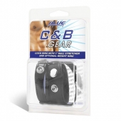Утяжка для мошонки и пениса Cock Ring With 1  Ball Stretcher And Optional Weight Ring - BlueLine - купить с доставкой в Ангарске