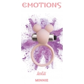 Розовое эрекционное виброколечко Emotions Minnie Light pink - Lola Games - в Ангарске купить с доставкой
