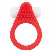 Красное эрекционное кольцо LIT-UP SILICONE STIMU RING 1 RED - Dream Toys - в Ангарске купить с доставкой