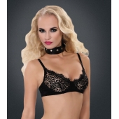 Полиуретановый ошейник с пуклями и D-кольцами Collar with Studs - Blush Novelties - купить с доставкой в Ангарске