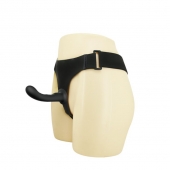 Страпон с изогнутой головкой Ultra Harness Curvy Dildo - 15,8 см. - Baile - купить с доставкой в Ангарске