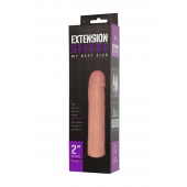 Насадка-удлинитель Extension sleeve телесного цвета - 18,5 см. - Sitabella - в Ангарске купить с доставкой