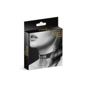 Узенький ошейник из полиуретана с кольцом - Bijoux Pour Toi - купить с доставкой в Ангарске