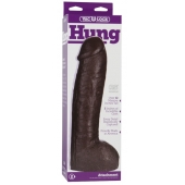 Большая насадка для трусиков Vac-U-Lock Realistic Hung - 31,7 см. - Doc Johnson - купить с доставкой в Ангарске