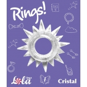Прозрачное эрекционное кольцо Rings Cristal - Lola Games - в Ангарске купить с доставкой