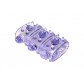 Фиолетовая насадка на пенис Rings Armour - Lola Games - в Ангарске купить с доставкой