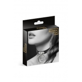 Черный чокер с двумя кольцами - Bijoux Pour Toi - купить с доставкой в Ангарске