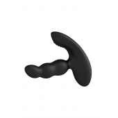 Черный силиконовый стимулятор простаты Levett Nitoc с пультом ДУ - Levett - в Ангарске купить с доставкой