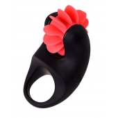 Чёрно-красное эрекционное виброкольцо Erotist - Erotist Adult Toys - в Ангарске купить с доставкой