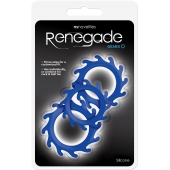 Набор из 3 синих эрекционных колец Renegade Gears - NS Novelties - в Ангарске купить с доставкой
