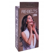 Кляп-трензель Lora с металлическими кольцами - Rebelts - купить с доставкой в Ангарске