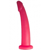 Розовый стимулятор простаты из геля - 18 см. - LOVETOY (А-Полимер) - в Ангарске купить с доставкой