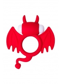Красное эрекционное кольцо на пенис JOS COCKY DEVIL - JOS - в Ангарске купить с доставкой