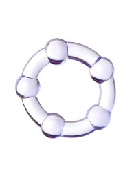 Фиолетовое эрекционное кольцо A-Toys - A-toys - в Ангарске купить с доставкой