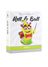 Стимулирующий презерватив-насадка Roll   Ball Apple - Sitabella - купить с доставкой в Ангарске