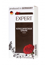 Гладкие презервативы Expert  Классическая опера  - 12 шт. - Expert - купить с доставкой в Ангарске