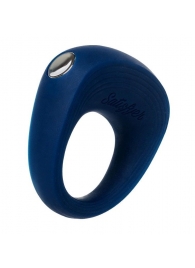 Синее эрекционное кольцо на пенис Satisfyer Ring 2 - Satisfyer - в Ангарске купить с доставкой