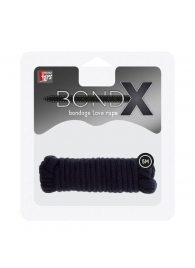 Чёрная веревка для связывания BONDX LOVE ROPE - 5 м. - Dream Toys - купить с доставкой в Ангарске