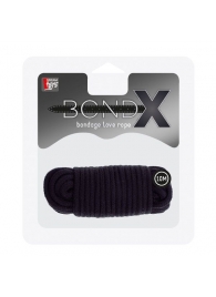 Черная веревка для связывания BONDX LOVE ROPE - 10 м. - Dream Toys - купить с доставкой в Ангарске