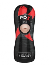 Мастурбатор-ротик Vibrating Oral Stroker - Pipedream - в Ангарске купить с доставкой