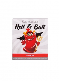 Стимулирующий презерватив-насадка Roll   Ball Cherry - Sitabella - купить с доставкой в Ангарске