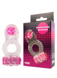 Прозрачное эрекционное кольцо Erowoman-Eroman - Erowoman-Eroman - в Ангарске купить с доставкой
