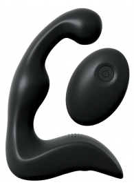 Черный вибромассажер простаты с пультом ДУ Control P-Spot Pro - Pipedream - в Ангарске купить с доставкой