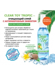 Очищающий спрей для игрушек CLEAR TOY Tropic - 100 мл. - Биоритм - купить с доставкой в Ангарске