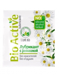 Пробник лубриканта на водной основе Bio Active - 3 гр. - Биоритм - купить с доставкой в Ангарске