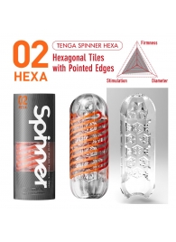 Мастурбатор SPINNER Hexa - Tenga - в Ангарске купить с доставкой