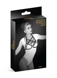 Черная упряжь на грудь Clara - Bijoux Pour Toi - купить с доставкой в Ангарске