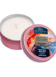 Массажная свеча  Фруктовая фантазия - БиоМед - купить с доставкой в Ангарске